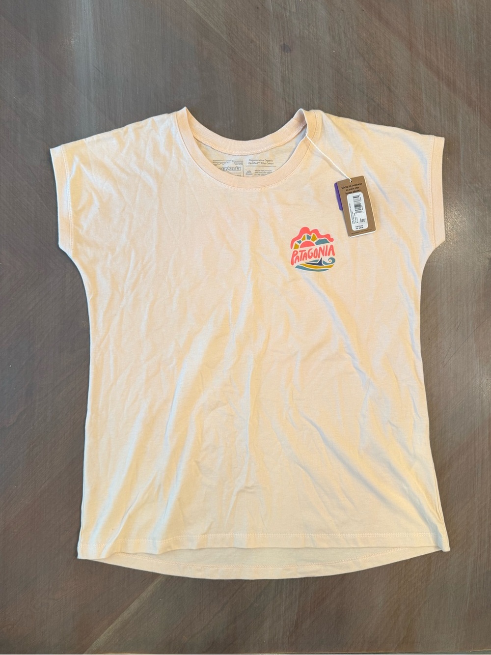 NWT Patagonia Girls’ ‘Same Ocean for All of Us’ Organic Cotton Graphic T-Shirt